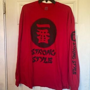 WWE Shinsuke Nakamura Long Sleeve T Shirt XL